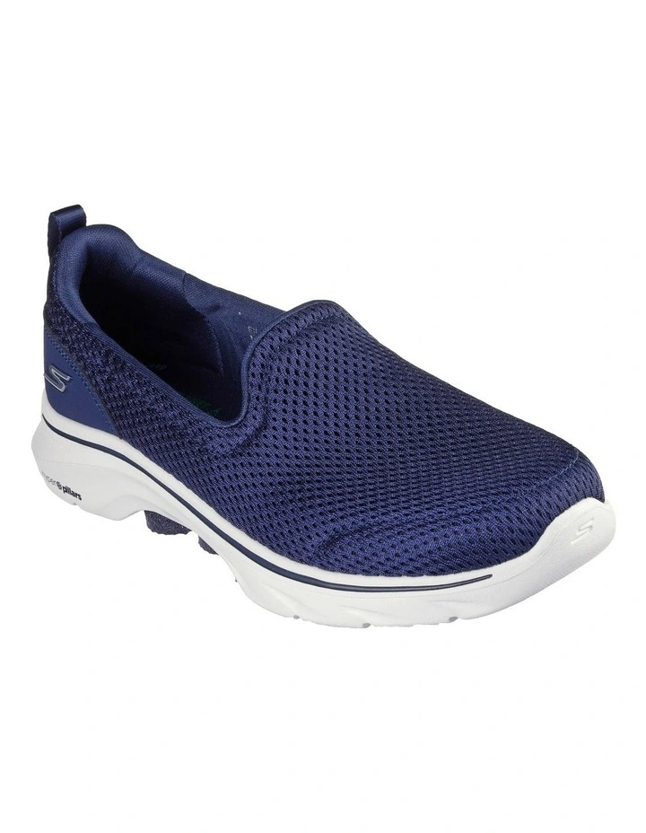 Go Walk 7 Razi Shoes in Navy/Lavender