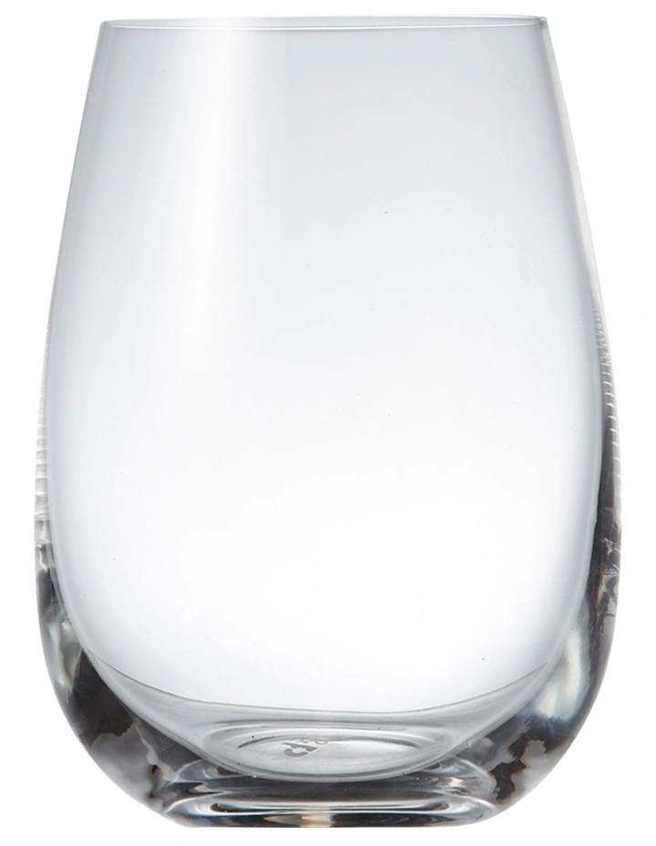 Cuvee Set of 6 Stemless Wine Glasses