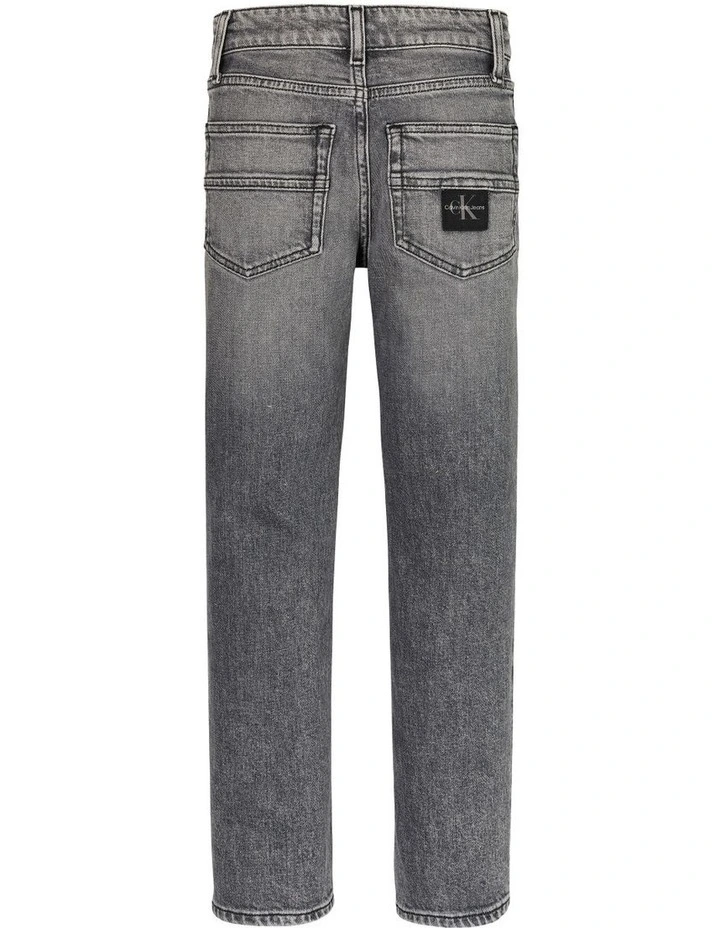 Regular Wash Jeans in Charcoal Grey