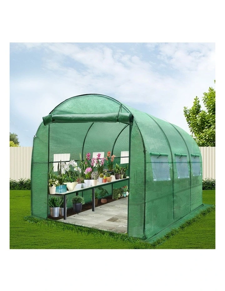 Tunnel Green House 3x2x2M in Green
