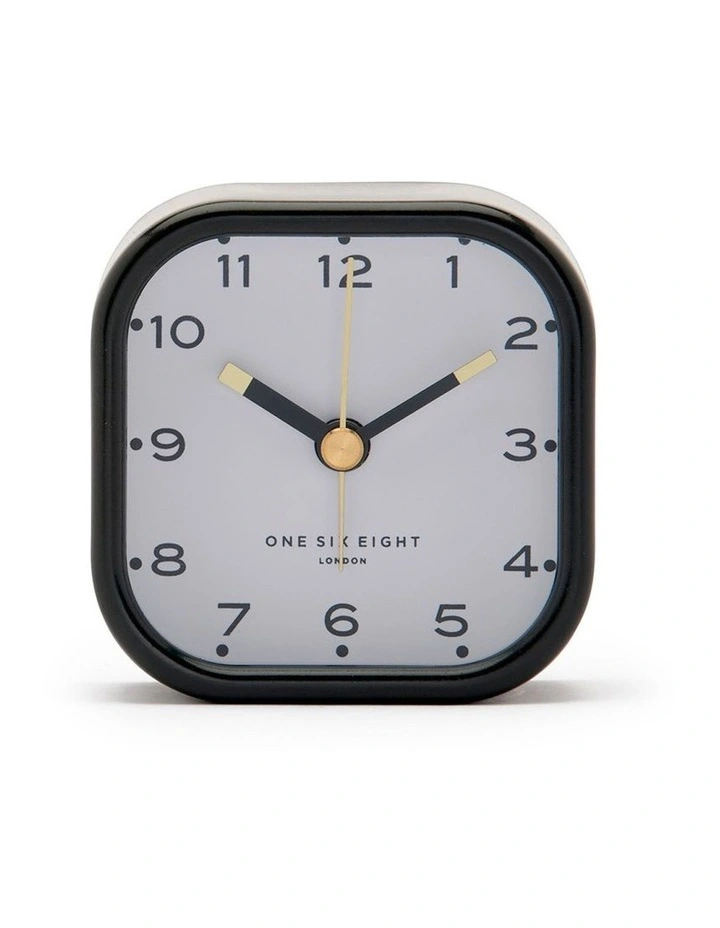 Lisa Alarm Clock in Black
