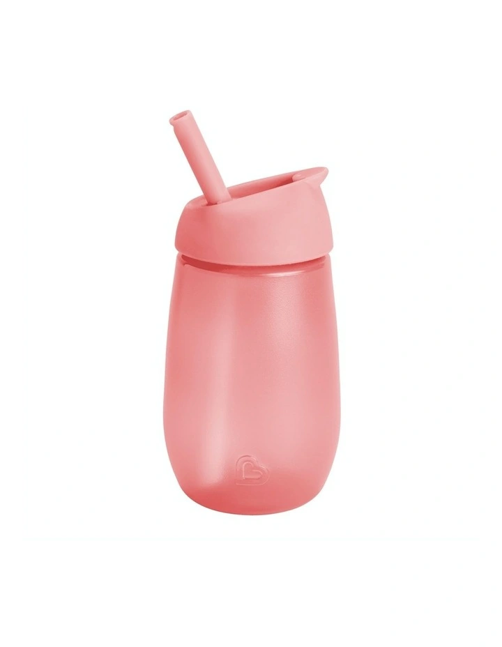 Simple Clean Straw Cup 10oz in Pink