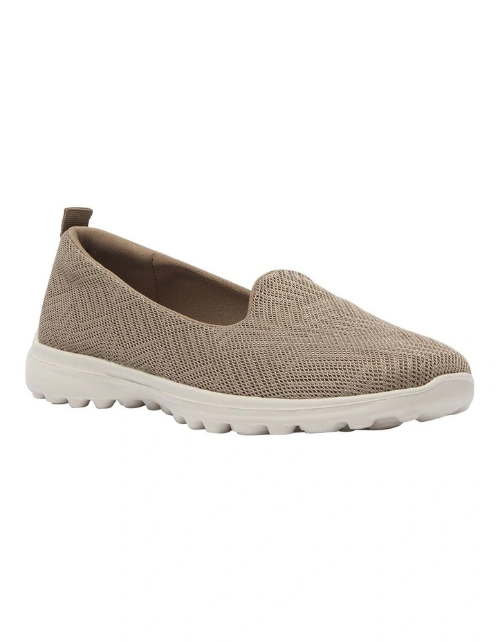 Perry Sneakers in Khaki Stretch