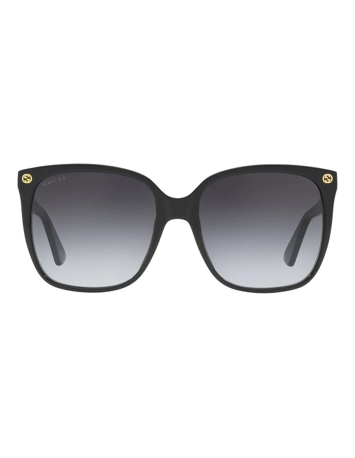 GG0022S Sunglasses in Black