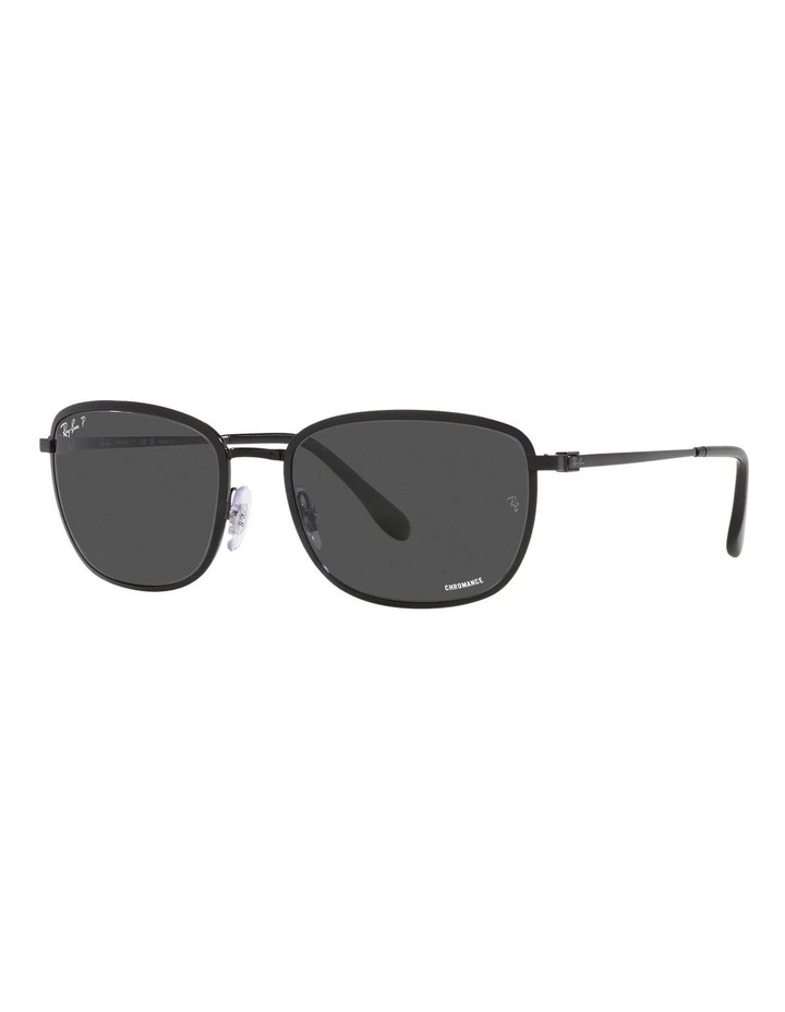RB3705 Chromance Polarised Sunglasses in Black