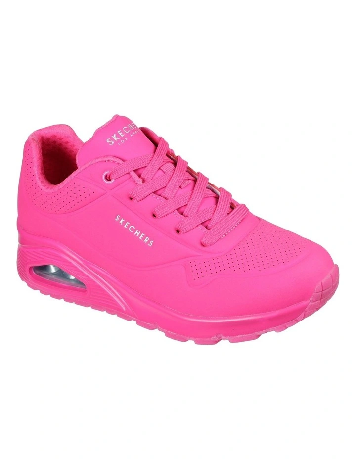Uno Neon Nights Sneaker in Hot Pink