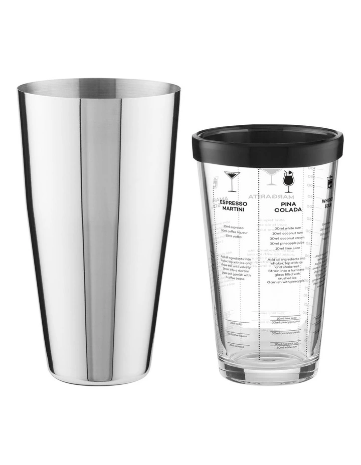 Cocktail & Co Boston Cocktail Recipe Shaker 400ml Gift Boxed