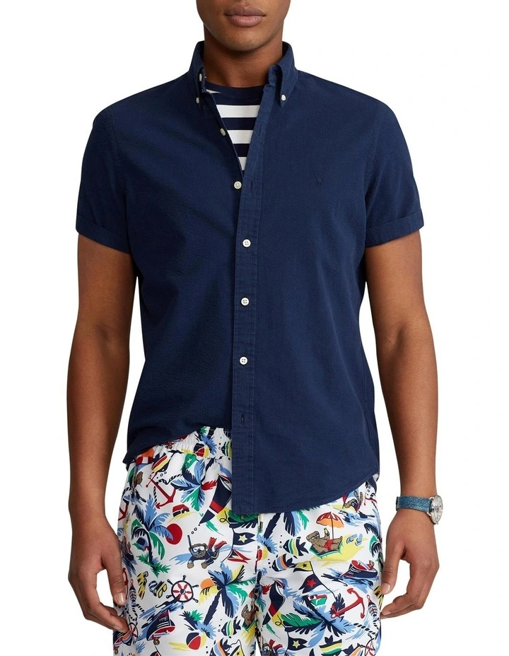 Prepster Classic Fit Seersucker Shirt