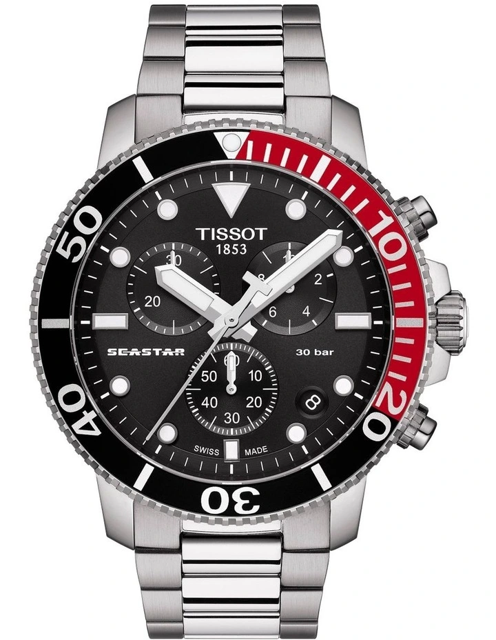 Seastar 1000 Chronograph T1204171105101 Watch in Black