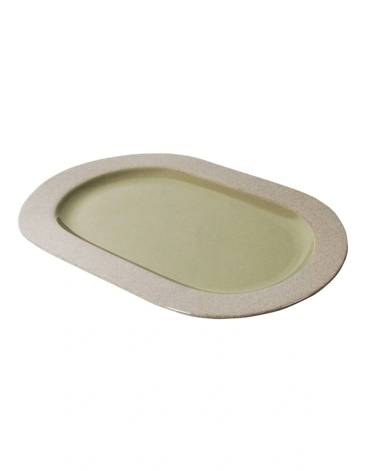 Swatch Oval Platter 28cm x 25cm in Olive