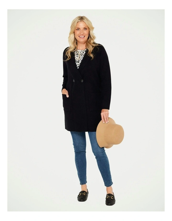 Milano Coatigan in Black