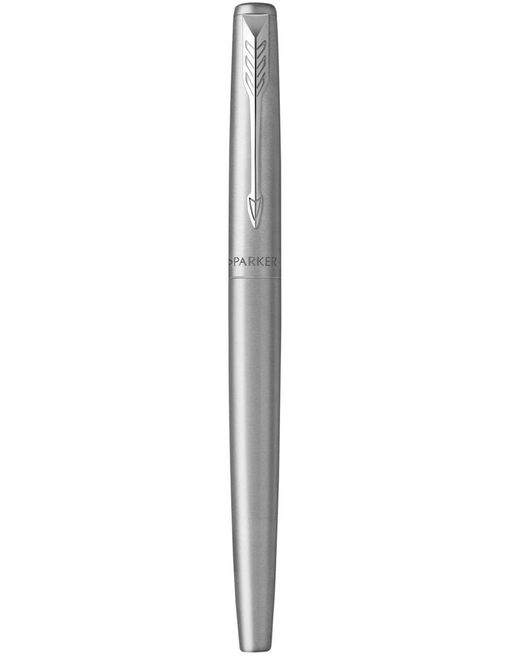 Jotter Chrome Trim Fountain Pen in Stainless Steel