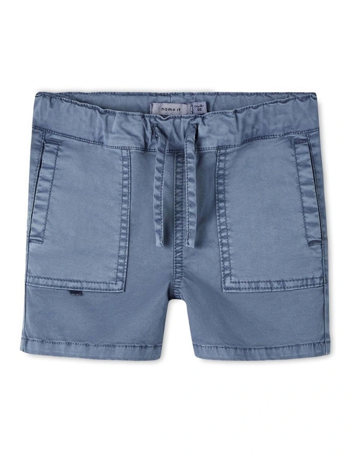 Ben Twill Shorts in Flint Stone