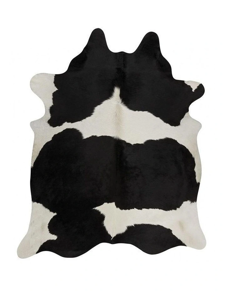 Exquisite Natural Cow Hide In Black White