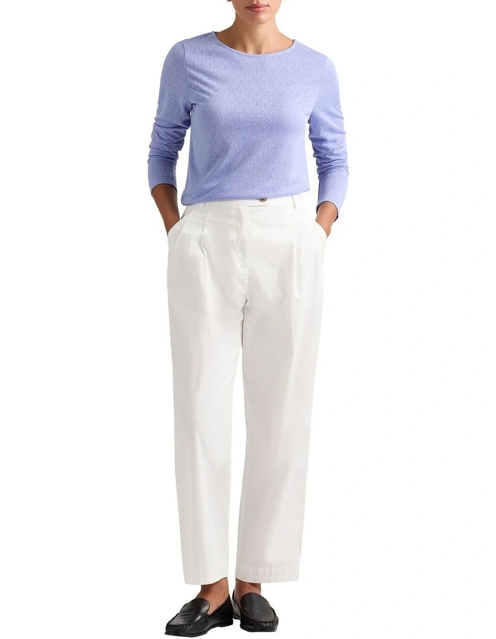 Janae Lace Top in Bluebell