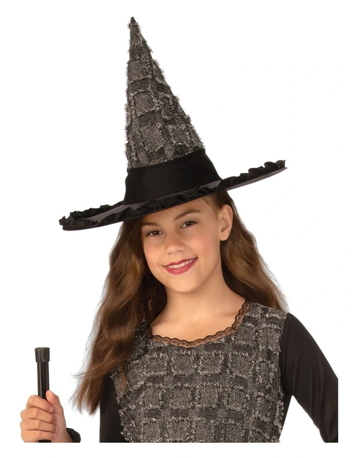 Patchwork Witch Costume in Grey/Black