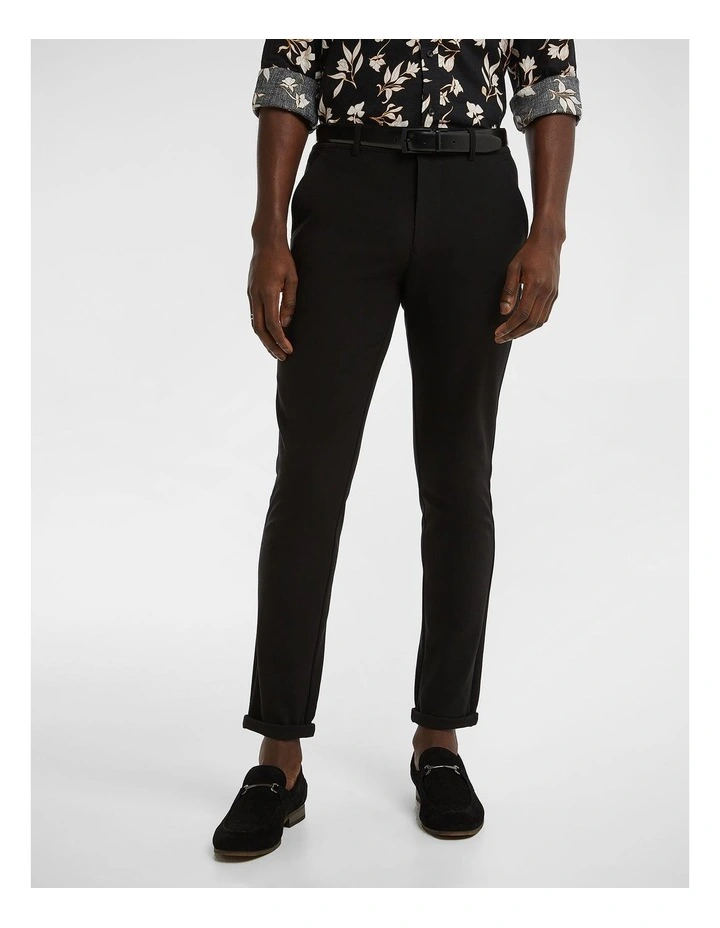 Edison Skinny Chino in Black