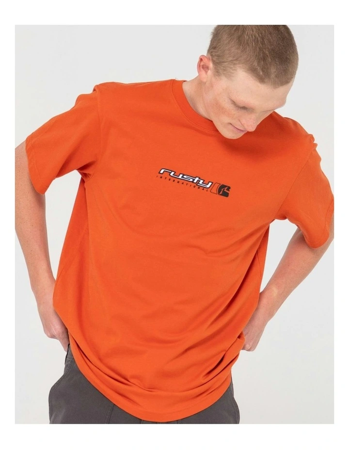 Y2shay Short Sleeve Tee in Orange