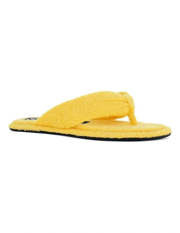Izzy Flat Sandals in Yellow