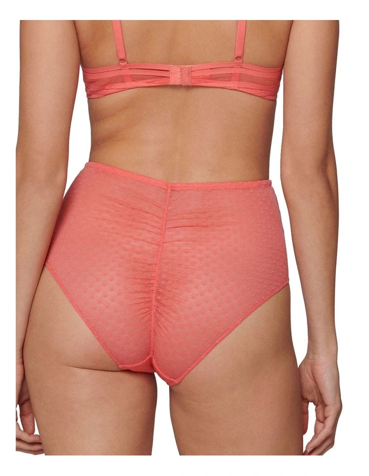 Iris Retro High Brief in Pink