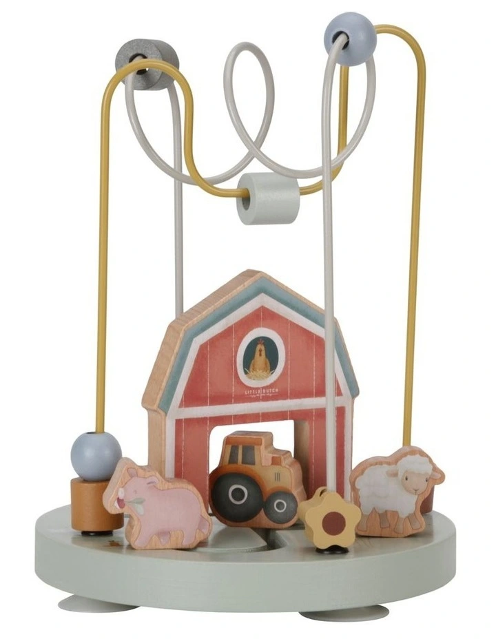 Little Farm Activity Spiral Wooden