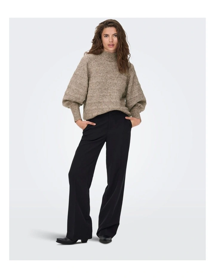 Celina Life Knit Pullover in Beige