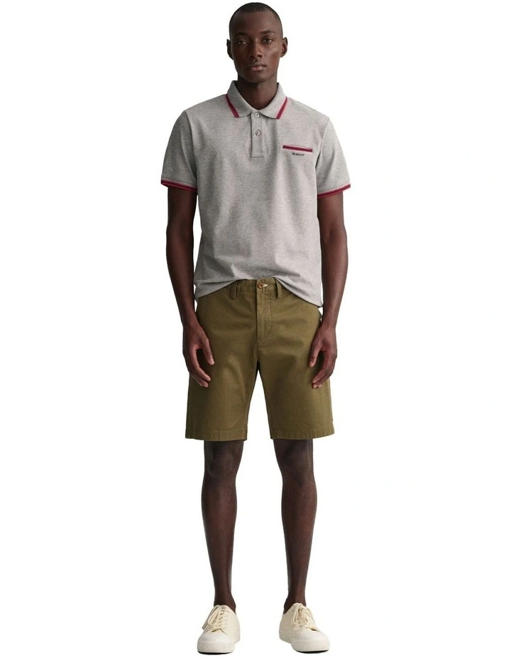 Hallden Twill Shorts in Green