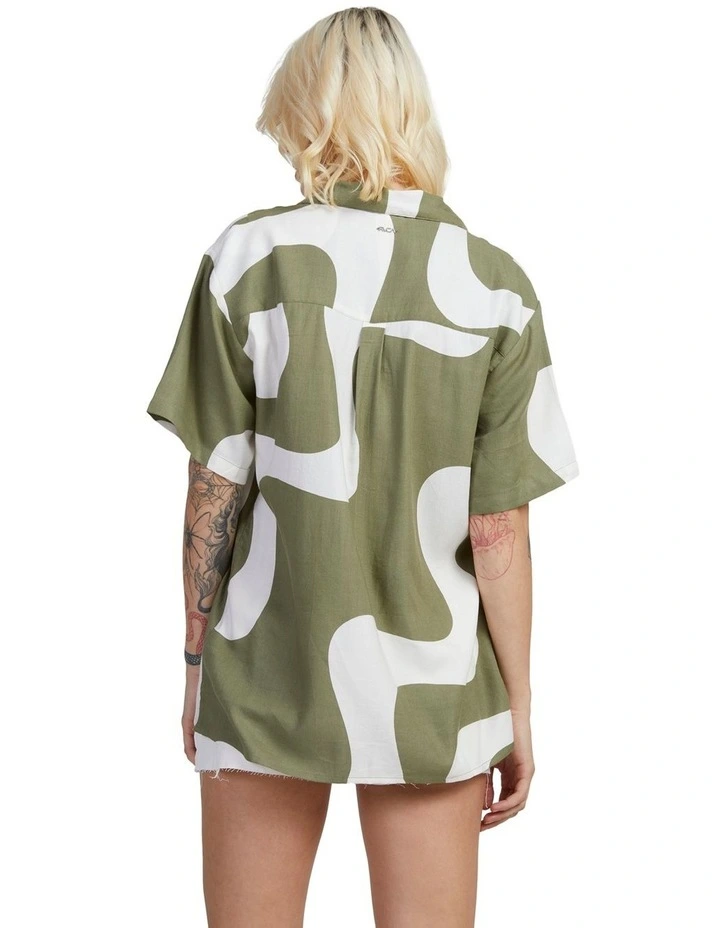 Waves Overshirt in Green