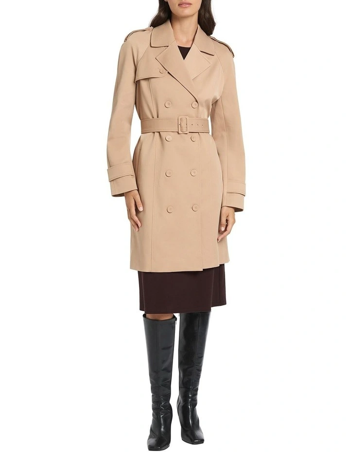 Pierrette Trech Coat in Beige