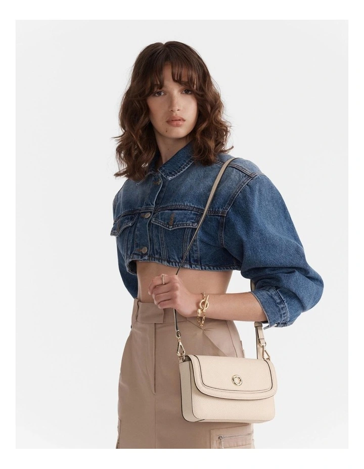 Orbit Crossbody Bag in Pearl