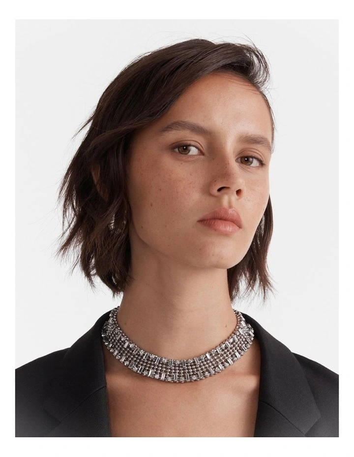 Adventure Choker Necklace in Silver