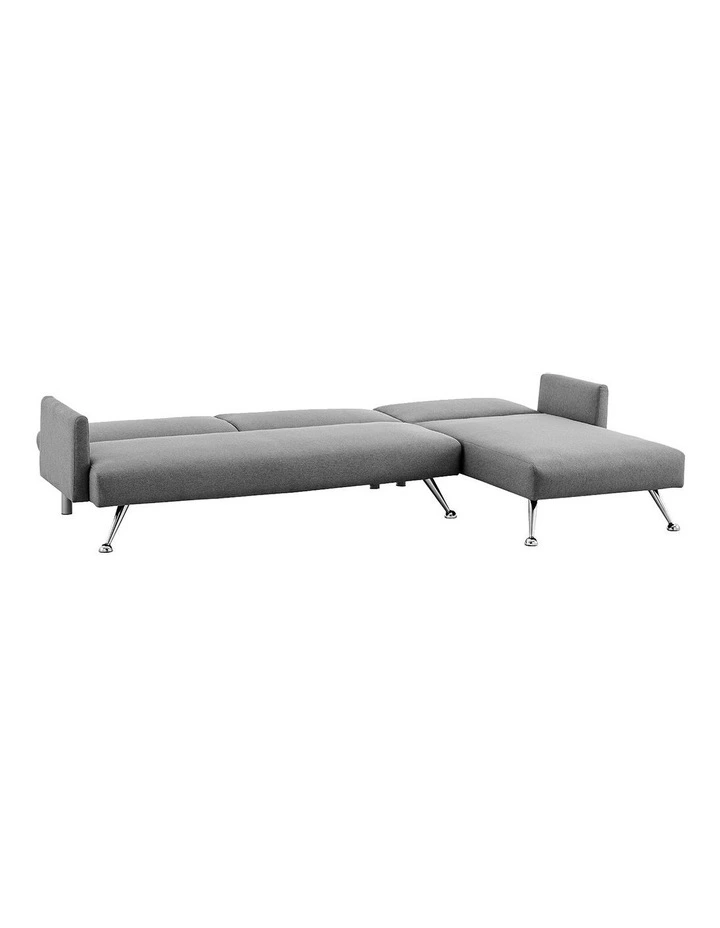 Mia 3-seater Corner Sofa Bed in Dark Grey