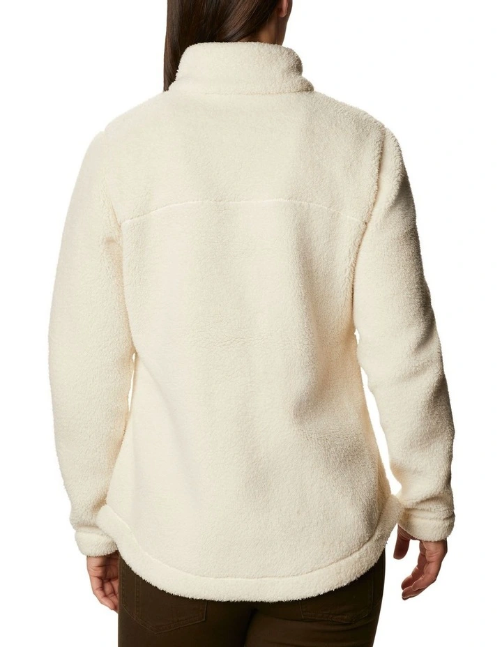 West Bend Full Zip Fleece Jacket in Chalk