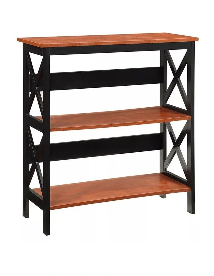Bella 3 Tier Bookcase in Black