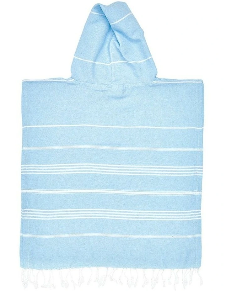 Hooded Beach Towel in Blue