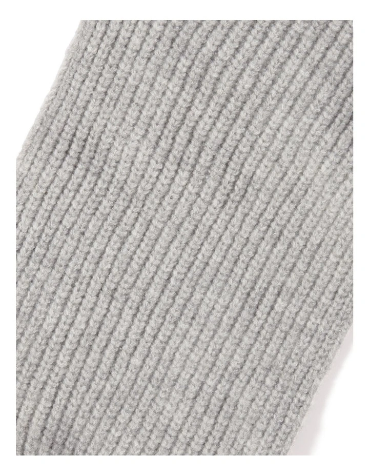 Rory Knit Scarf in Grey