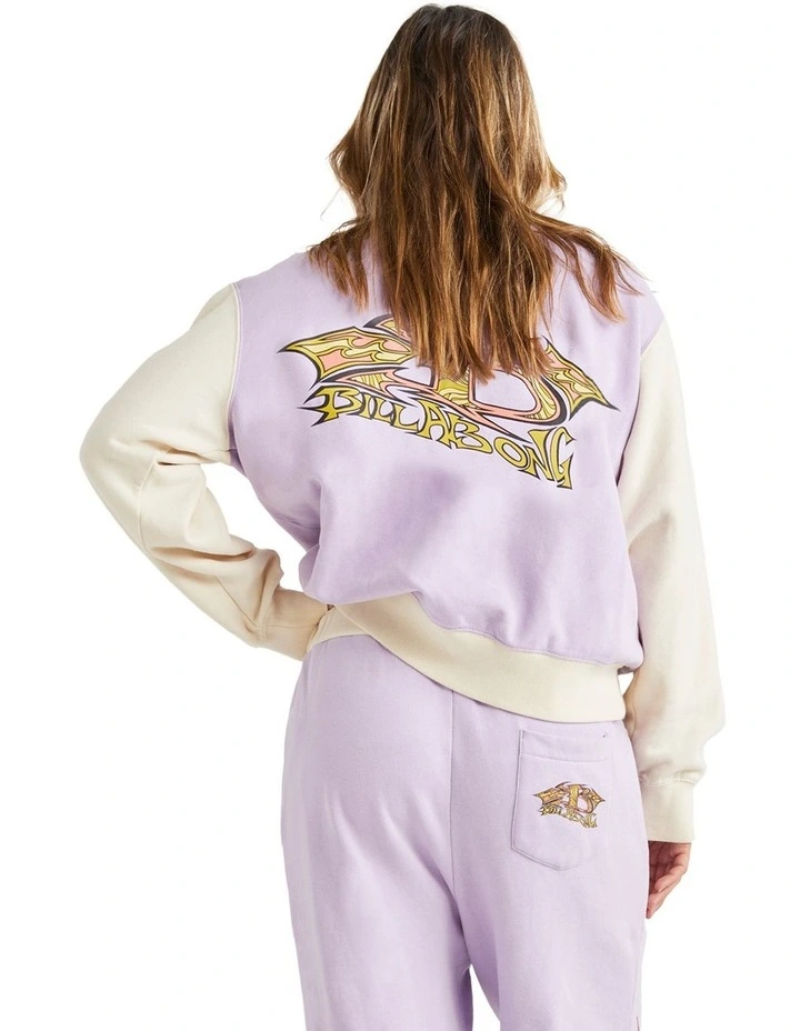 Since 73 Brooklyn Crew Jumper in Peaceful Lilac