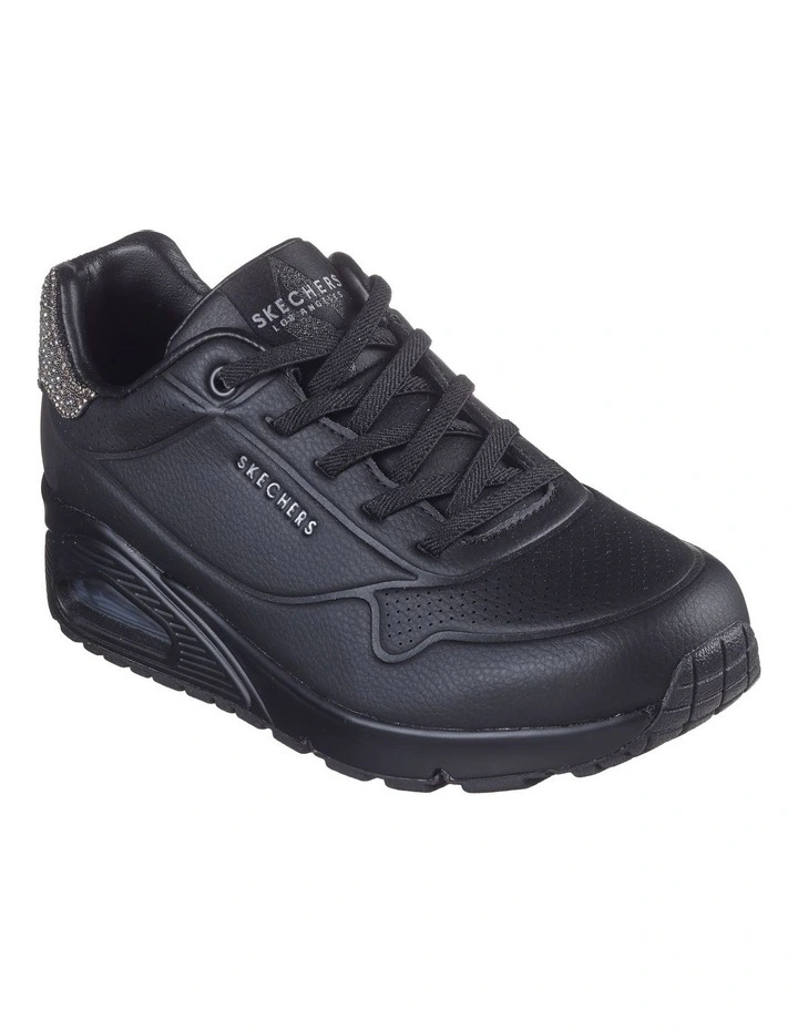 Uno Dazzle Away Sneakers in Black
