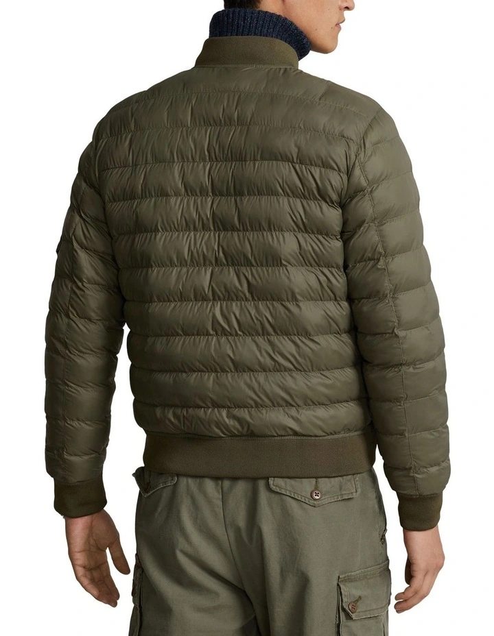 The Colden Packable Bomber Jacket in Green