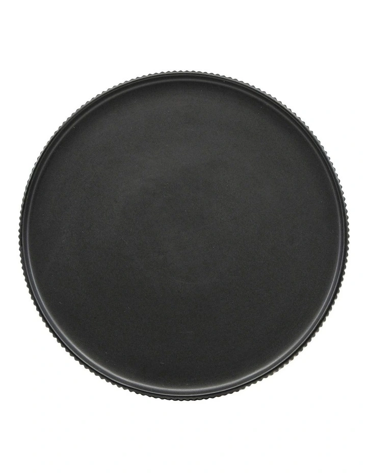 Brae 20cm Stoneware Side Plate Black