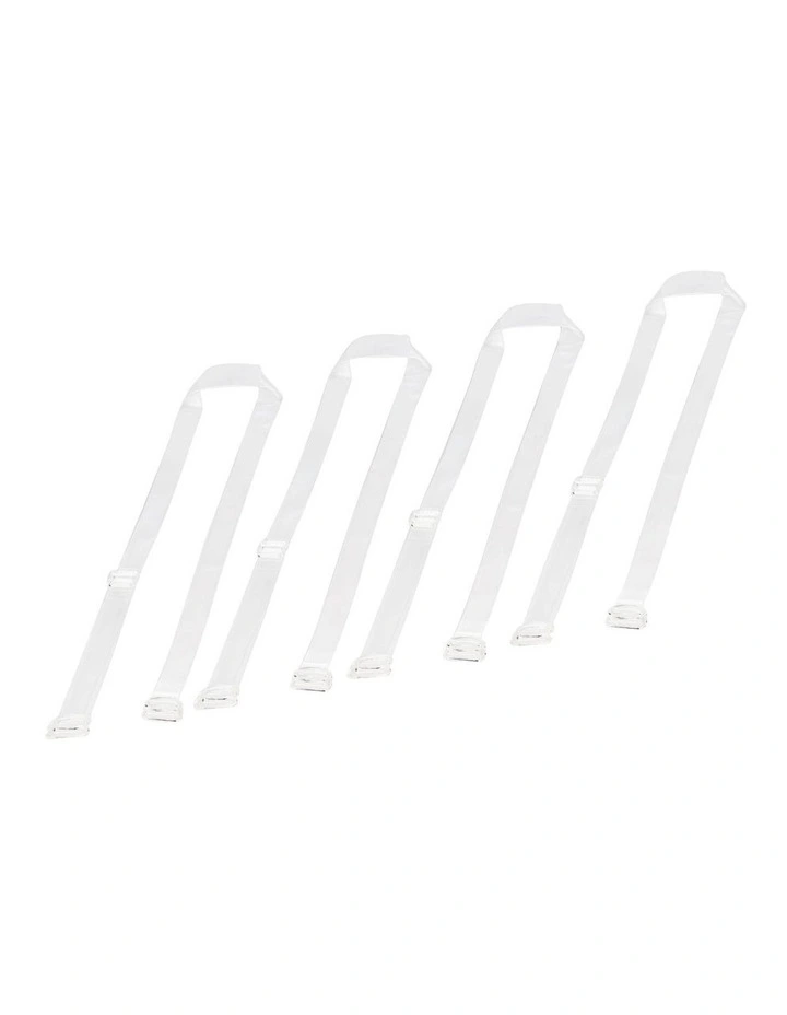 Bra Straps 3 Pack in Clear