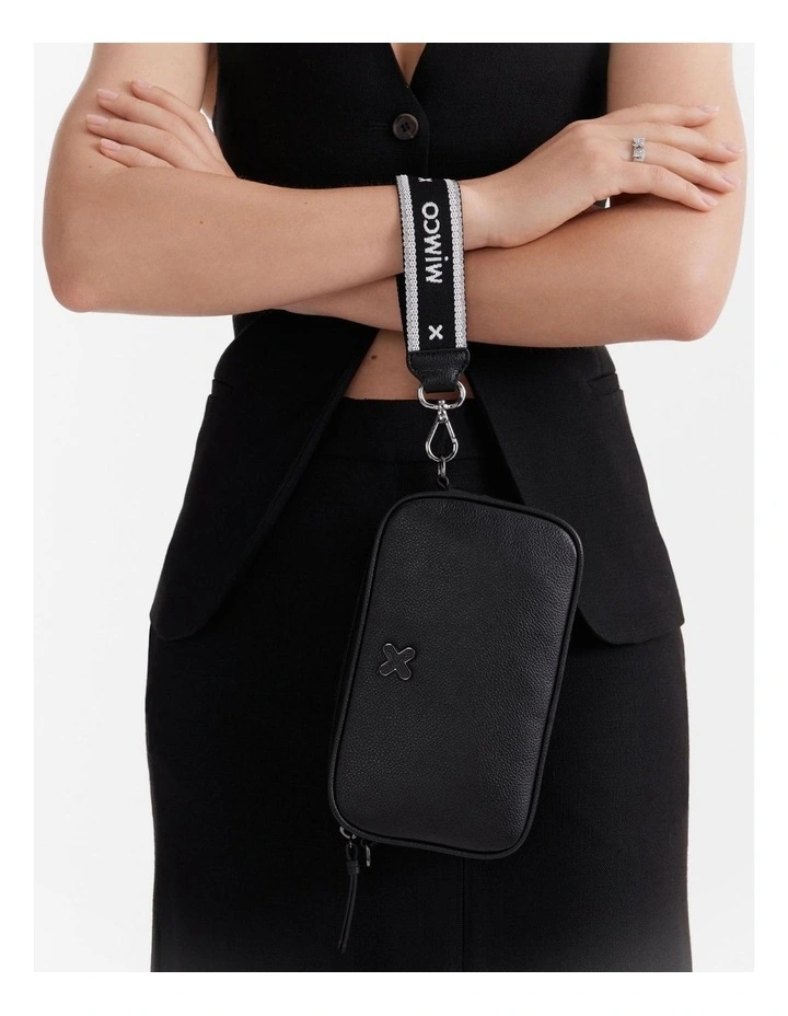 Mim 96 Wrist Strap in Black Silver