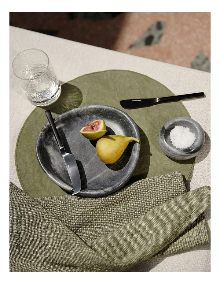 Hast Marble Bowl in Charcoal
