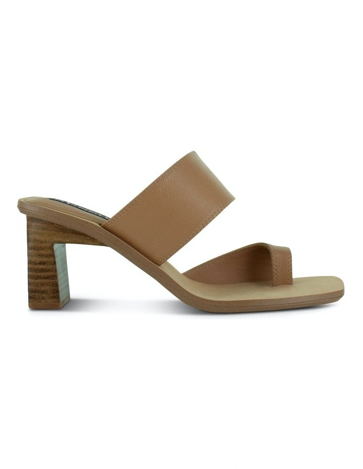 Luella I Heeled Mules in Camel