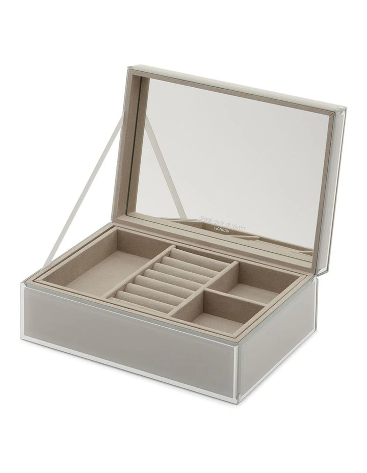 Sara Cool Grey Large Jewellery Box