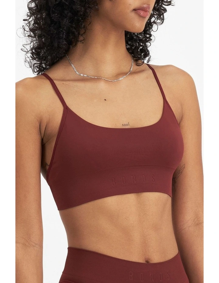 Bases Bralette in Crushed Velvet