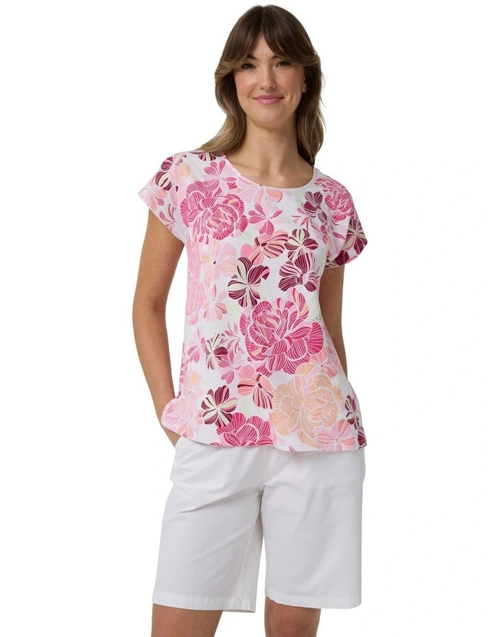 Tee in Blossom Print
