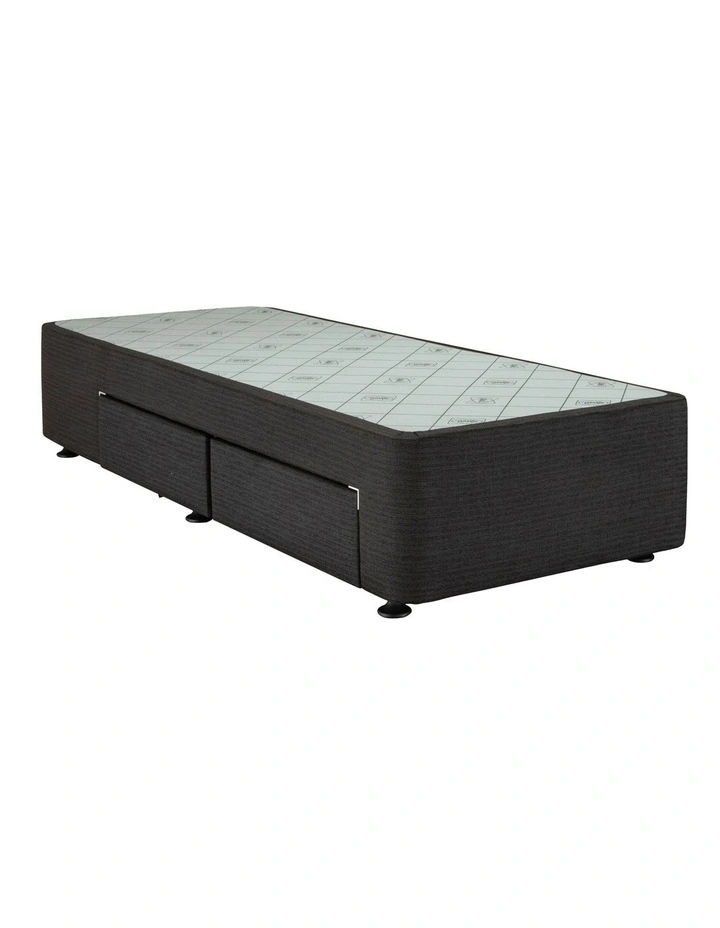 Space Saver Left Hand 2 Drawer Base Graphite
