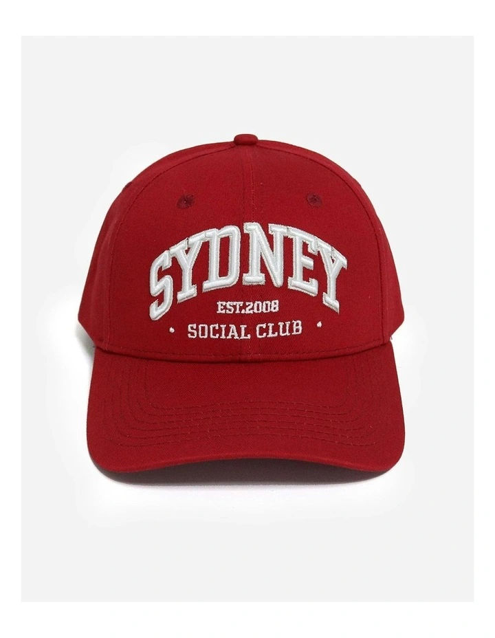 One Size S.S.C. Cap in Maroon