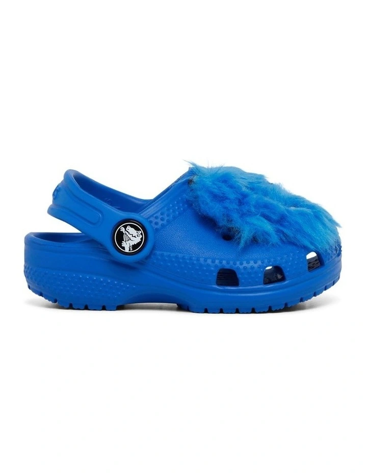 Classic Clog FL Monster Infant Beach Sandals in Blue